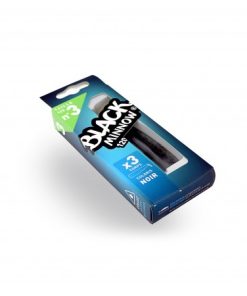 FIIISH BLACK MINNOW 120 SHAD BLACK 3BUC/PLIC