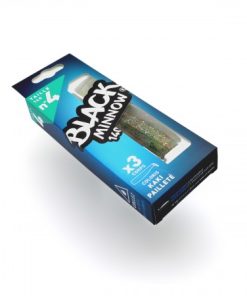 FIIISH BLACK MINNOW 140 SHAD KAKI GLITTER 3BUC/PLIC