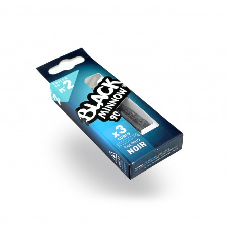 FIIISH BLACK MINNOW 90 SHAD - BLACK